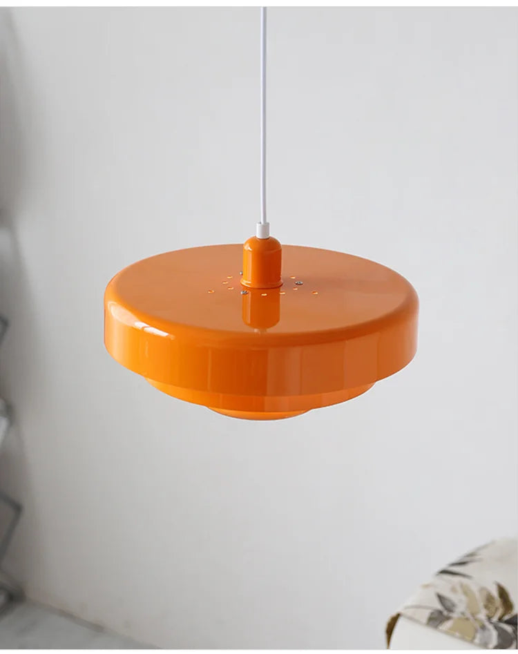 Medieval Retro Orange Pendant Lamp Dining Room Restaurant Home Decor LED Ceiling Chandelier Lighting for Cafe Bar Hanging Lights by HARMONYA STORE