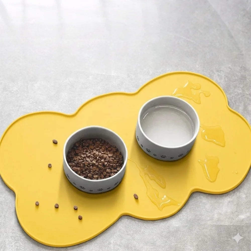 Indoor Pet Mat - Designed for Animals - for Small and Medium-Sized Pets - Compatible with For All Types of Flooring,Dining Mat by HARMONYA STORE