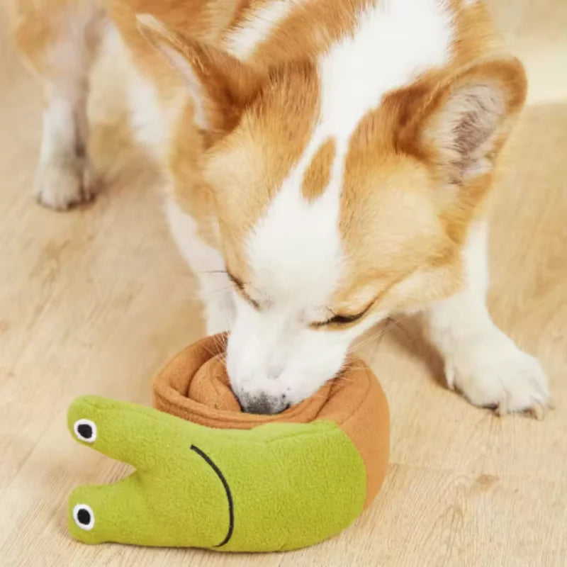 Snail Shaped Pet Toys for Dogs And Cats Odor Hiding Training Puzzles Fun Sniffing Mats - Interactive Play for Cats And Dogs by HARMONYA STORE