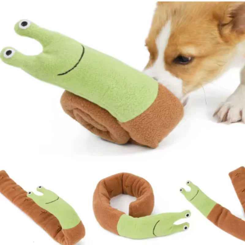 Snail Shaped Pet Toys for Dogs And Cats Odor Hiding Training Puzzles Fun Sniffing Mats - Interactive Play for Cats And Dogs by HARMONYA STORE