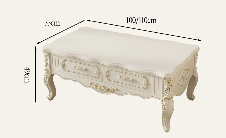 Home Light luxury modern simple 140cm coffee table 180cm TV cabinet combination set side tables tv stand living room furniture by HARMONYA STORE