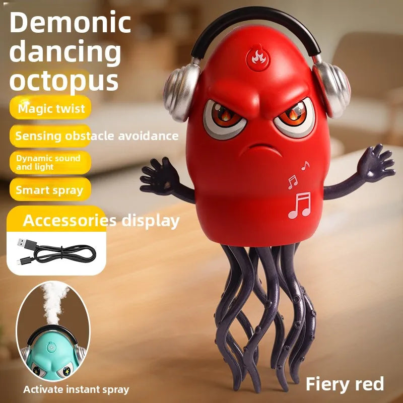 Dancing Octopus Kid Electronic Pet Toys Cartoon Interactive Development Moving Education Toddler Toy Gift Creative birthday gift by HARMONYA STORE