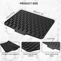 Kitchen Silicone Drain Mat with Built-in Drainage Design, Easy to Clean, Suitable for Countertops, Sinks, Refrigerators by HARMONYA STORE