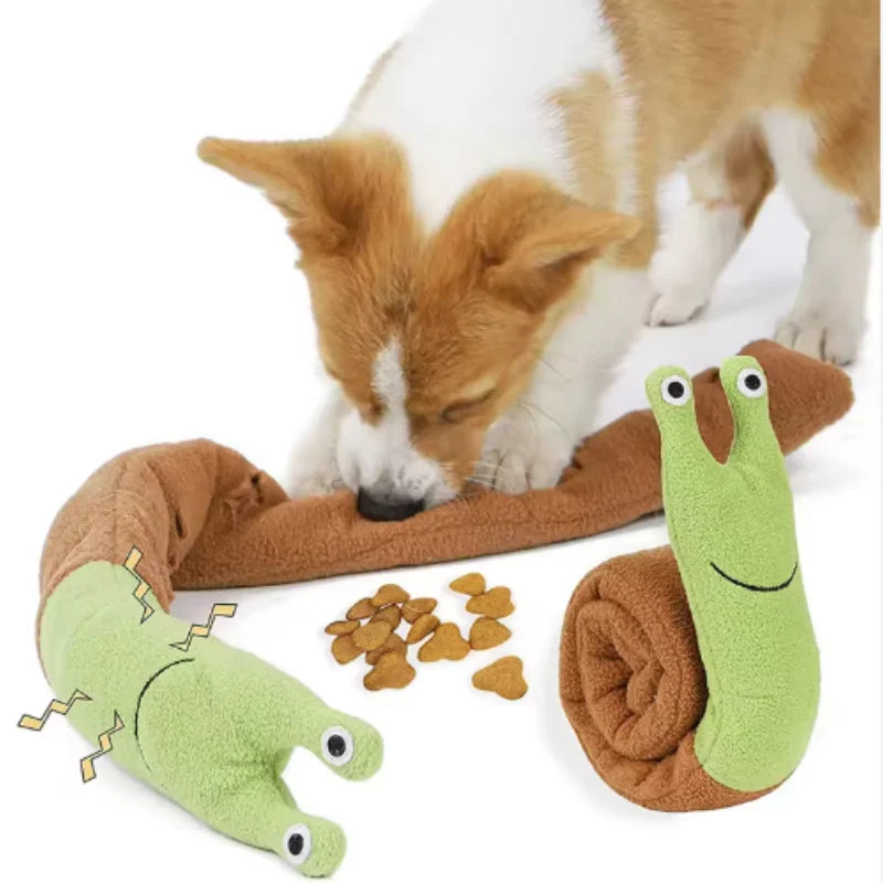 Snail Shaped Pet Toys for Dogs And Cats Odor Hiding Training Puzzles Fun Sniffing Mats - Interactive Play for Cats And Dogs by HARMONYA STORE