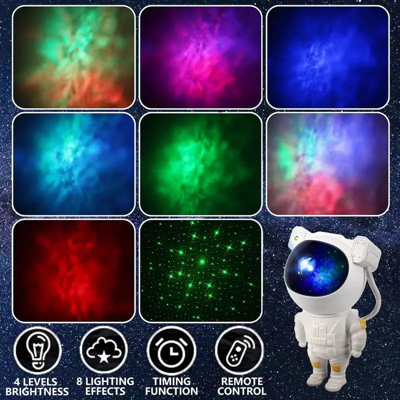 Astronaut Starry Sky Night Light by CAN