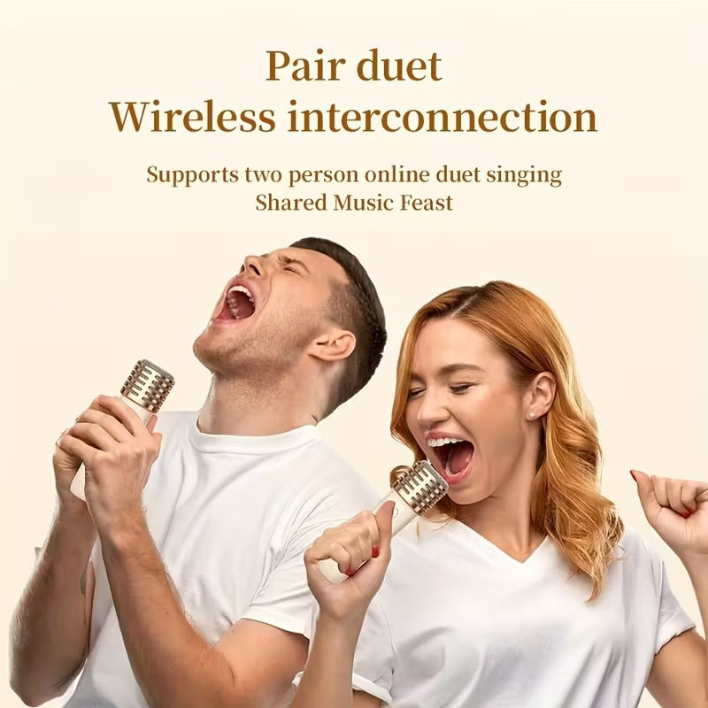 Mini Karaoke Machine with Wireless Microphones by CTN