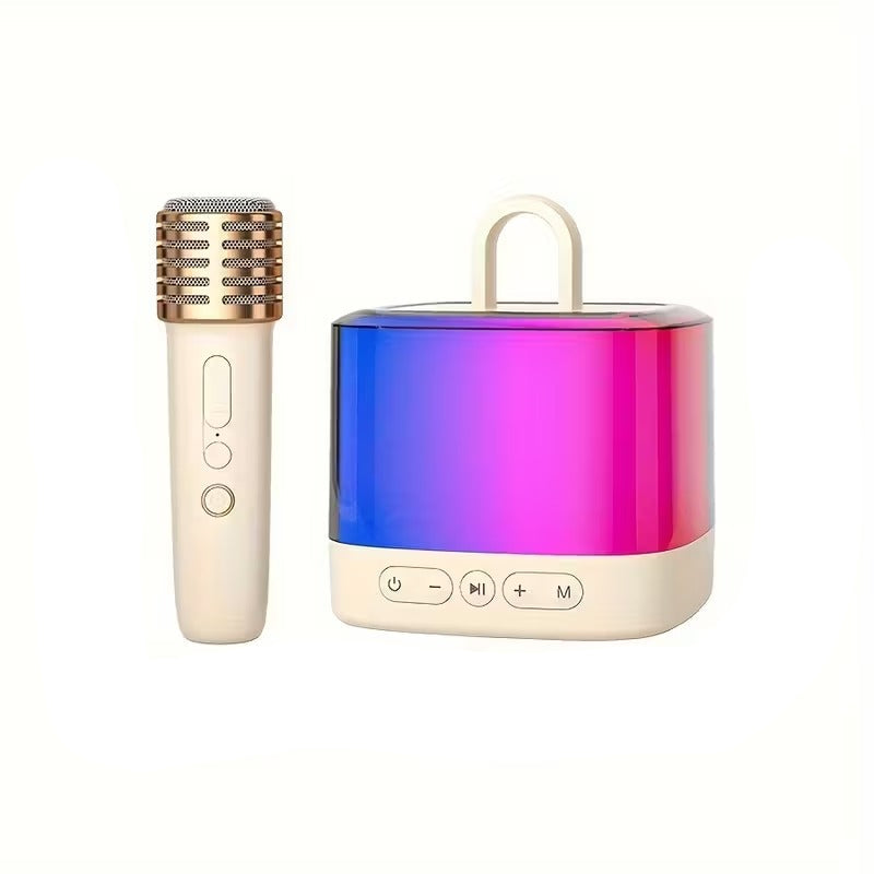Mini Karaoke Machine with Wireless Microphones by CTN