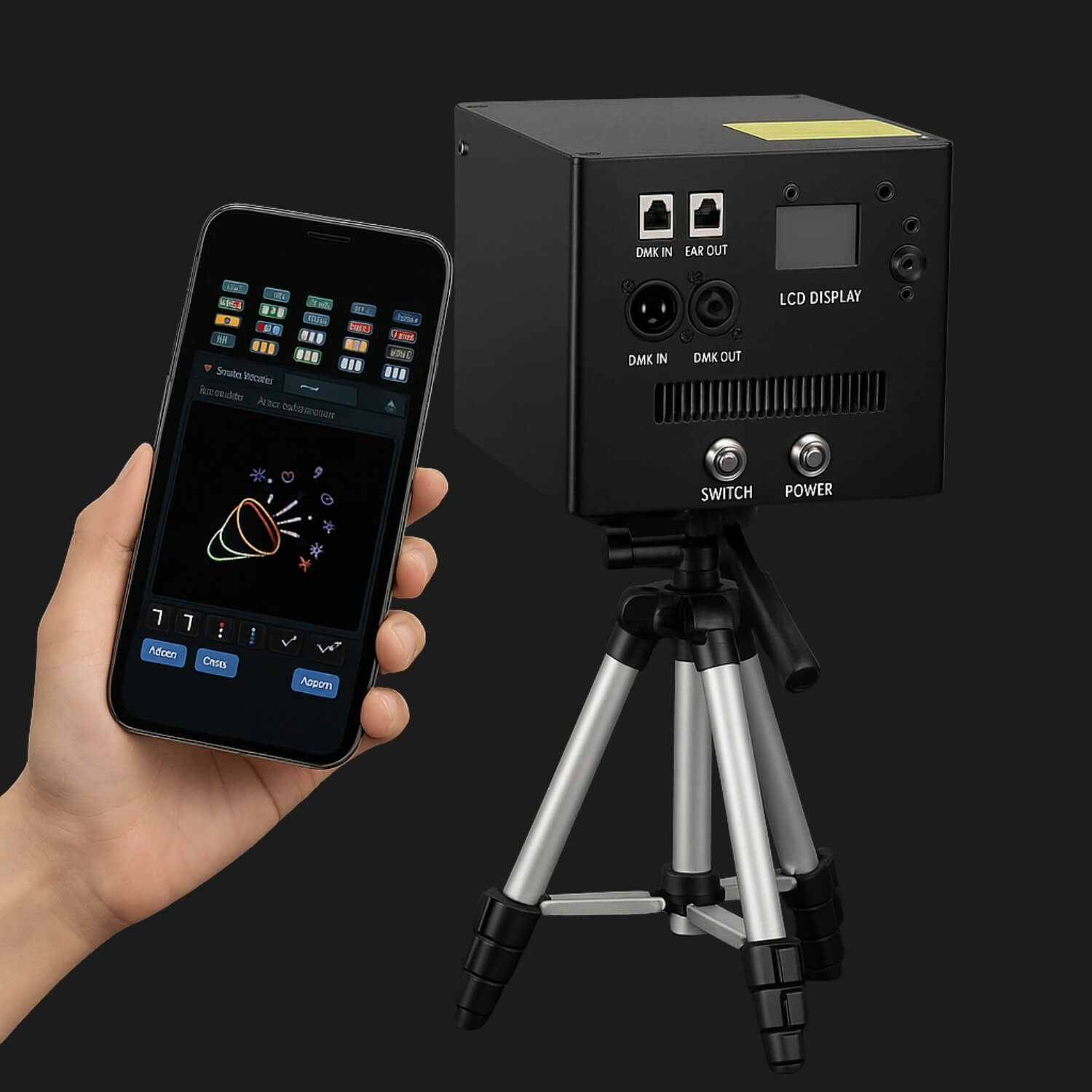 A8 App DMX Laser Light Show Projector 2W 3W 5W RGB for DJs by StarshineLasers