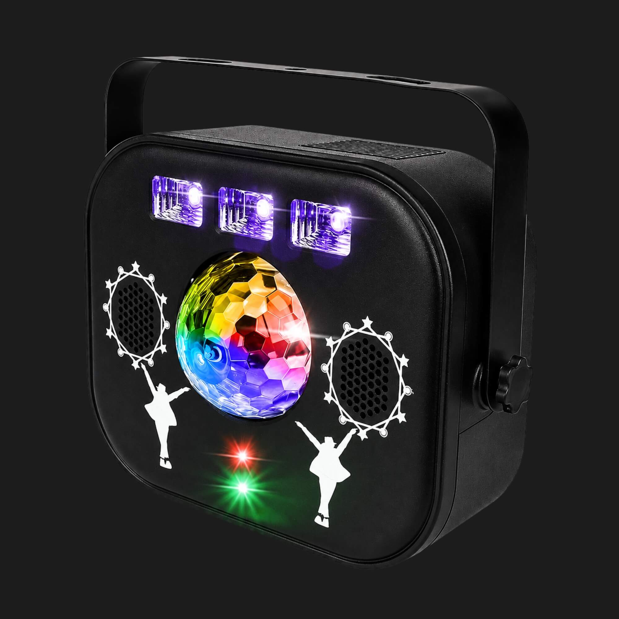 X22 DMX 5-in-1 DJ Stage Light 60W with Speaker for Parties by StarshineLasers